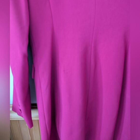 7 For All Mankind Longline Double Breasted Blazer Jacket Size Medium - Picture 9 of 10